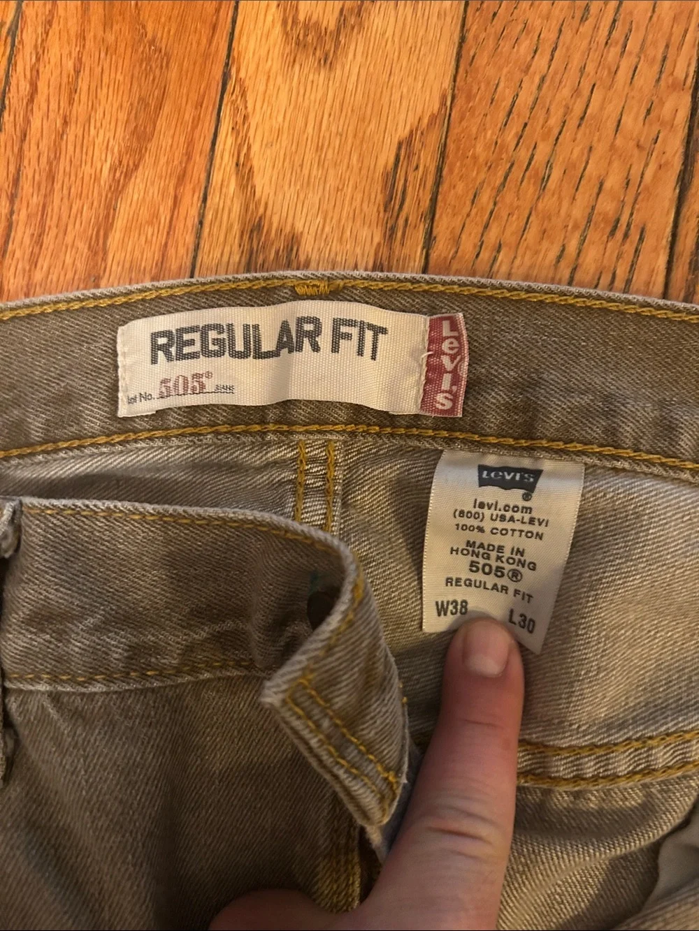 Levi's Men's Straight Jeans in Olive